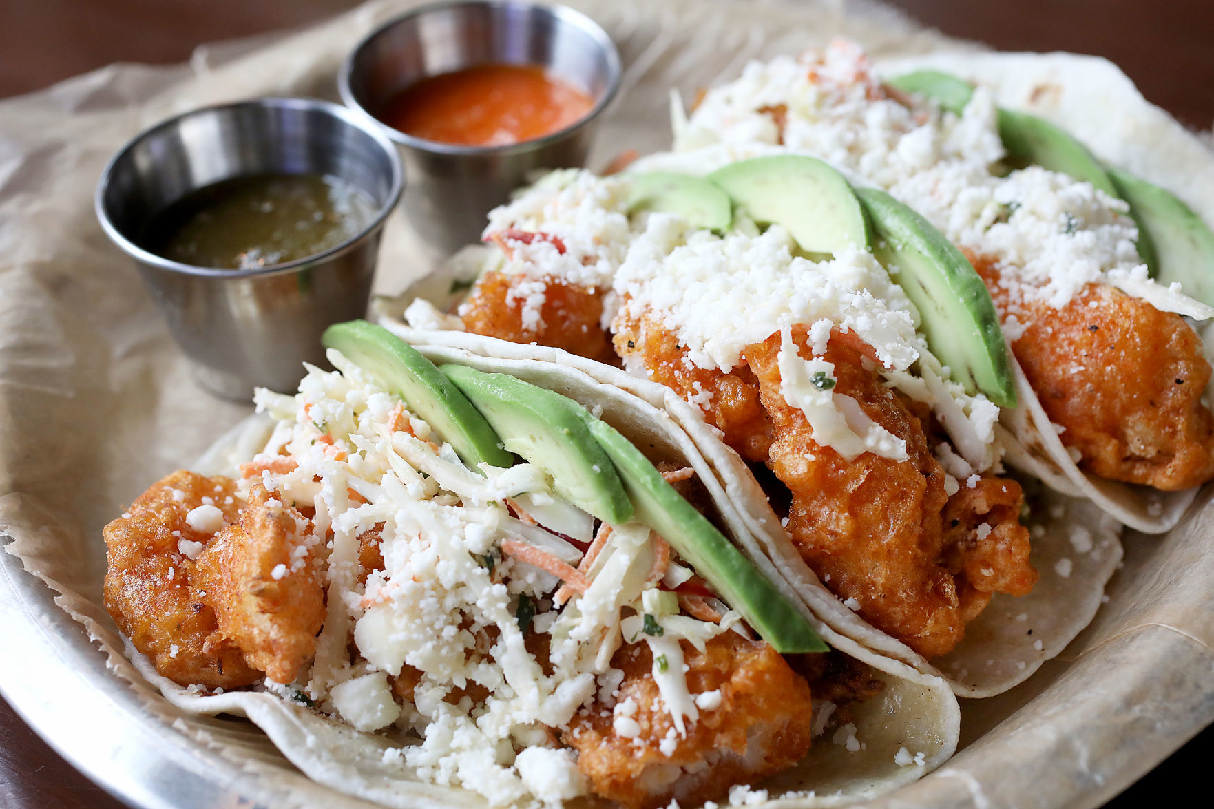 Nomad World Pub tacos
